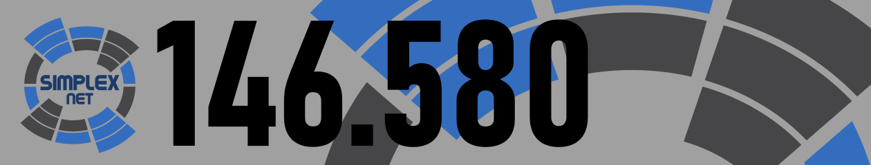 The Simplex Net – 146.580 MHz every Saturday @ 20:30 ET